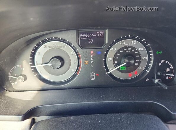 5FNRL5H69HB008423 2017 HONDA ODYSSEY White Вид щитка приладів
