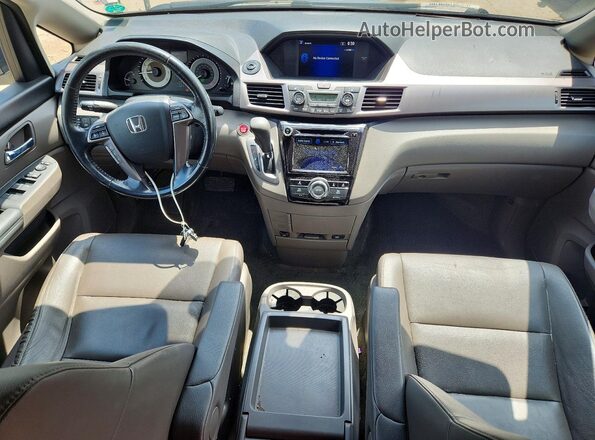 5FNRL5H69HB011905 2017 HONDA ODYSSEY White Առջևի վահանակի տեսք