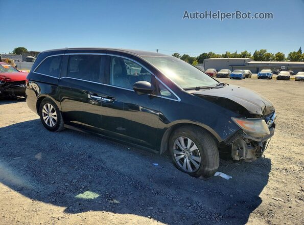 5FNRL5H69HB012780 2017 HONDA ODYSSEY Черный Передняя правая четверть