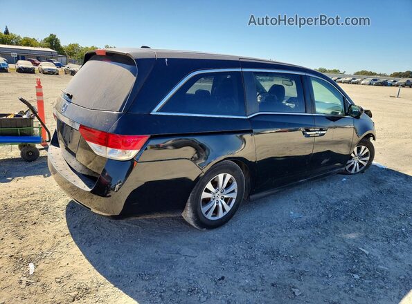 5FNRL5H69HB012780 2017 HONDA ODYSSEY Черный Задняя правая четверть