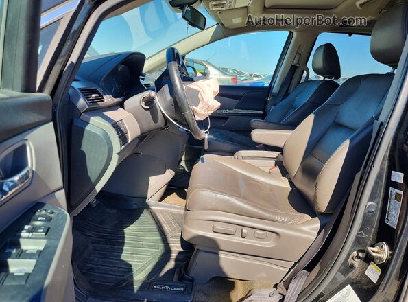 5FNRL5H69HB012780 2017 HONDA ODYSSEY Черный Вид салона спереди