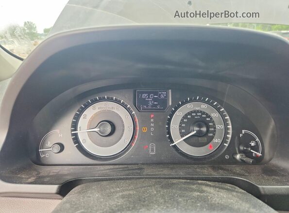 5FNRL5H6XGB112269 2016 HONDA ODYSSEY Gray Vista del cuadro de instrumentos
