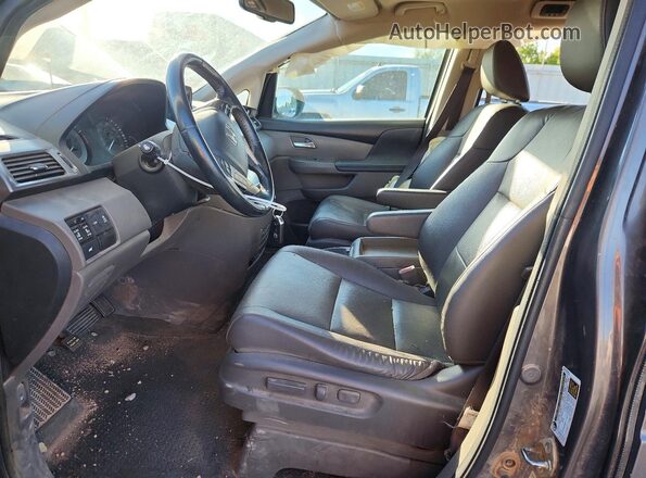 5FNRL5H6XGB141559 2016 HONDA ODYSSEY Серый Вид салона спереди