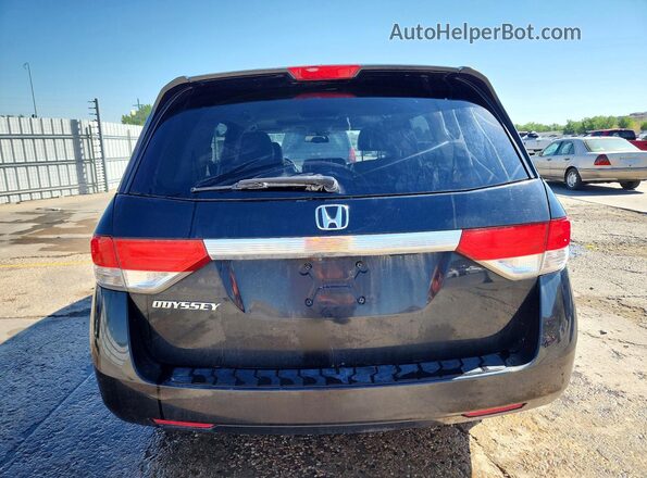 5FNRL5H6XHB012156 2017 HONDA ODYSSEY Черный Вид сзади