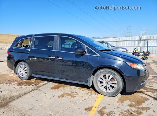 5FNRL5H6XHB012156 2017 HONDA ODYSSEY Черный Передняя правая четверть