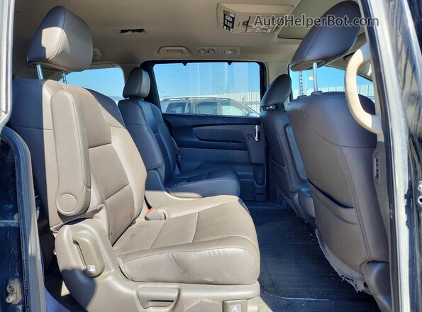 5FNRL5H6XHB012156 2017 HONDA ODYSSEY Черный Вид задней части салона