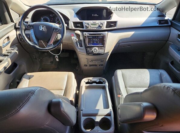 5FNRL5H6XHB012156 2017 HONDA ODYSSEY Черный Вид панели приборов