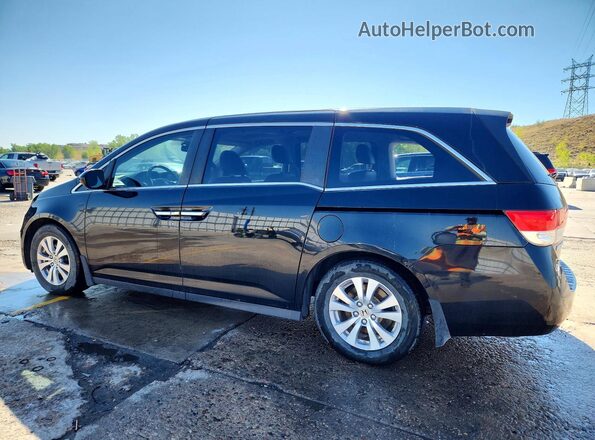5FNRL5H6XHB012156 2017 HONDA ODYSSEY Черный Задняя левая четверть