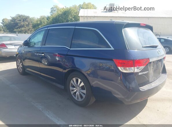 5FNRL5H6XHB016823 2017 HONDA ODYSSEY Синий Задняя левая четверть