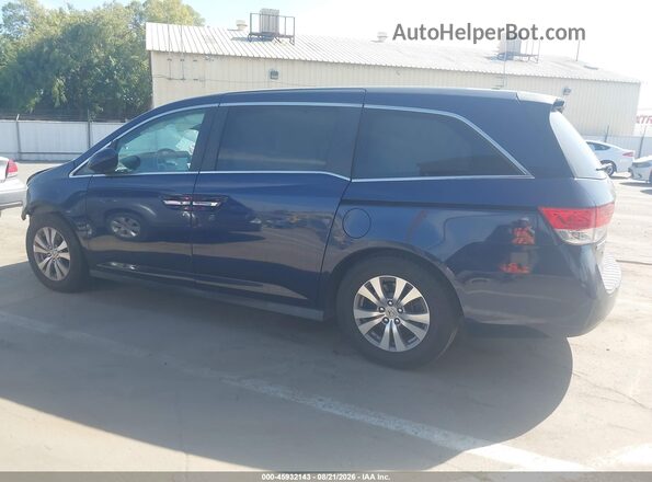 5FNRL5H6XHB016823 2017 HONDA ODYSSEY Синий Панорамный вид салона 360°