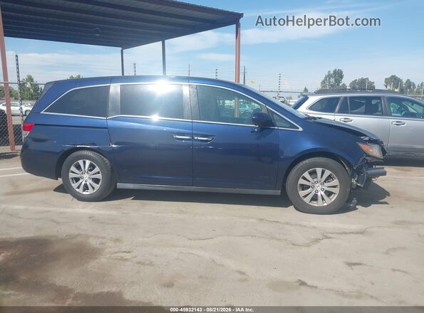 5FNRL5H6XHB016823 2017 HONDA ODYSSEY Синий Вид задней части салона