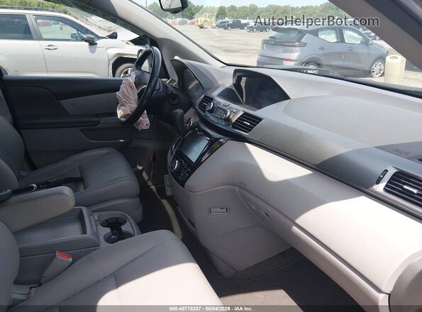 5FNRL5H6XHB022167 2017 HONDA ODYSSEY Gray Widok wnętrza z przodu