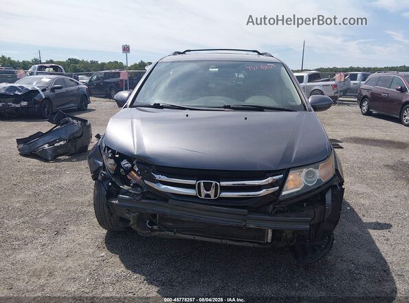 5FNRL5H6XHB022167 2017 HONDA ODYSSEY Gray Widok wnętrza z tyłu