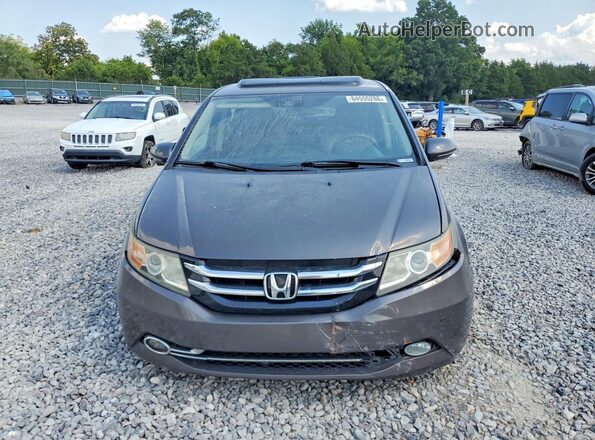 5FNRL5H90GB020730 2016 HONDA ODYSSEY Gray წინა ხედი