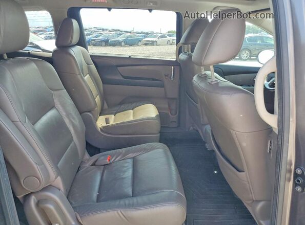 5FNRL5H90GB020730 2016 HONDA ODYSSEY Gray უკანა სალონის ხედი