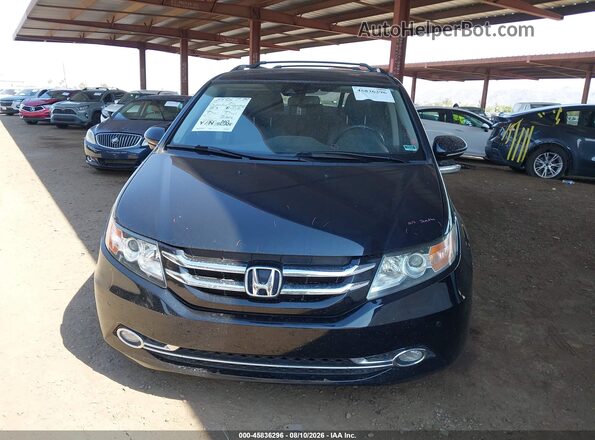 5FNRL5H90GB056028 2016 HONDA ODYSSEY Black უკანა სალონის ხედი