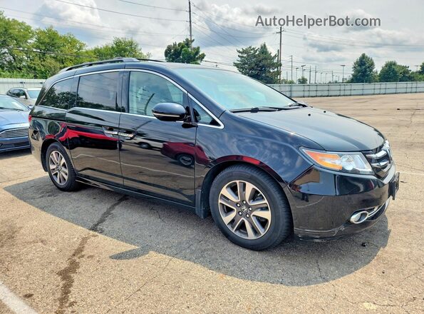 5FNRL5H91GB162522 2016 HONDA ODYSSEY Black Przód prawy
