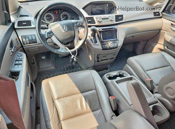 5FNRL5H91GB162522 2016 HONDA ODYSSEY Black Widok deski rozdzielczej