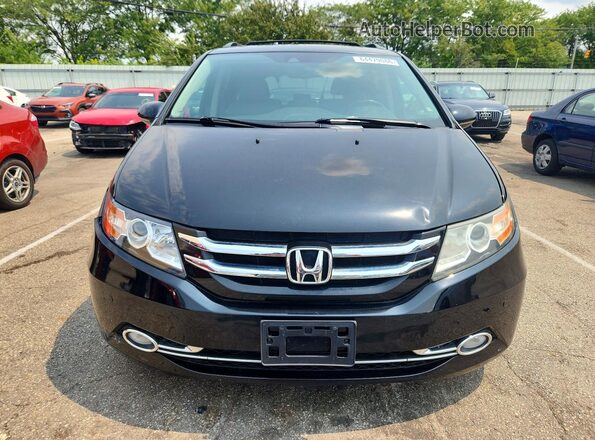 5FNRL5H91GB162522 2016 HONDA ODYSSEY Black Widok z przodu