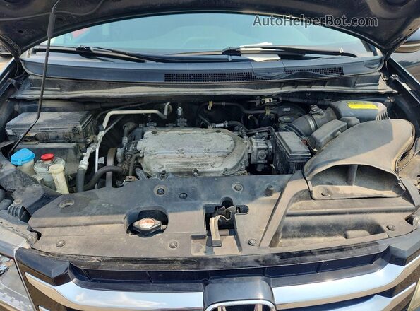 5FNRL5H91GB162522 2016 HONDA ODYSSEY Black Widok komory silnika