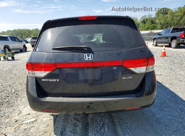 5FNRL5H94HB023860 2017 HONDA ODYSSEY Black Widok z tyłu