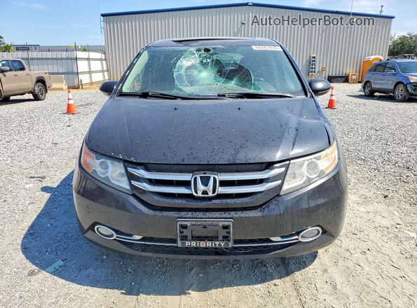 5FNRL5H94HB023860 2017 HONDA ODYSSEY Black Widok z przodu