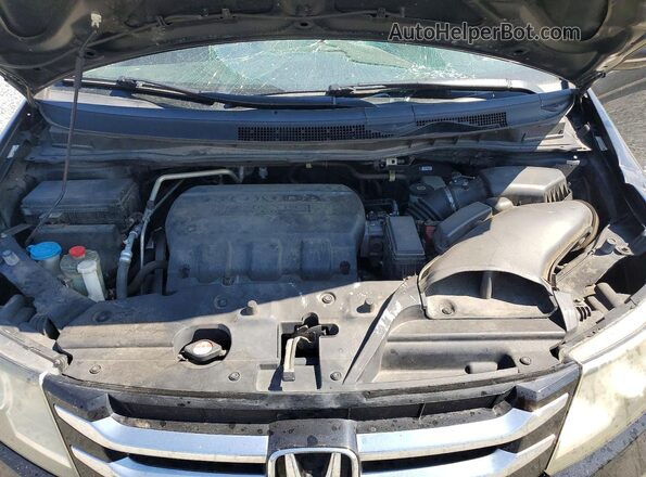 5FNRL5H94HB023860 2017 HONDA ODYSSEY Black Widok komory silnika