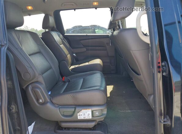 5FNRL5H94HB023860 2017 HONDA ODYSSEY Black Widok wnętrza z tyłu