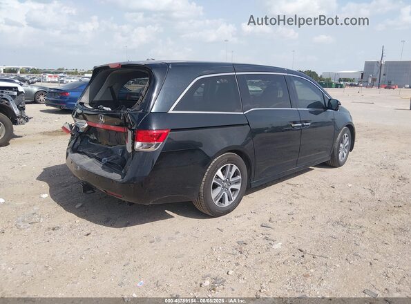 5FNRL5H97GB025116 2016 HONDA ODYSSEY Black Задня права чверть