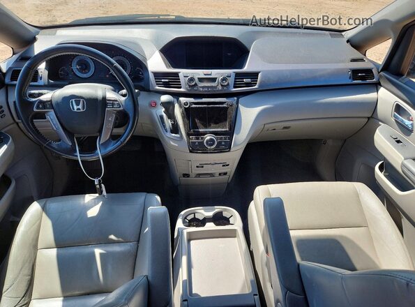 5FNRL5H97HB016160 2017 HONDA ODYSSEY Blue Առջևի վահանակի տեսք