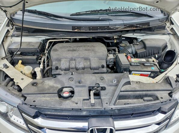 5FNRL5H98GB080139 2016 HONDA ODYSSEY White Vista del compartimento del motor