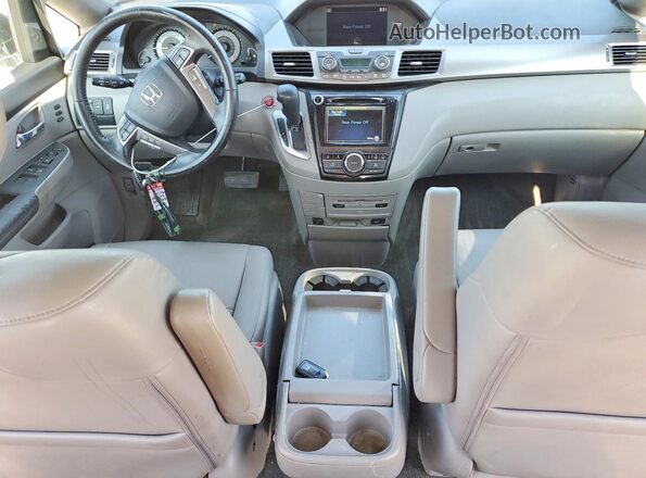 5FNRL5H99GB076164 2016 HONDA ODYSSEY Gray Առջևի վահանակի տեսք