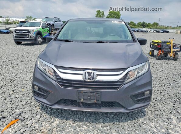 5FNRL6H20JB027404 2018 HONDA ODYSSEY Gray Front view