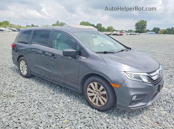5FNRL6H20JB027404 2018 HONDA ODYSSEY Gray Front right