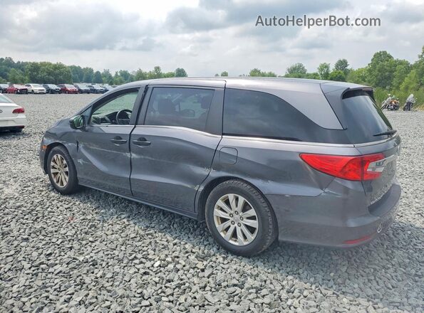 5FNRL6H20JB027404 2018 HONDA ODYSSEY Gray Rear left
