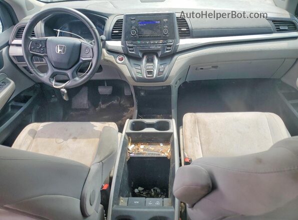 5FNRL6H20JB027404 2018 HONDA ODYSSEY Gray Dashboard view