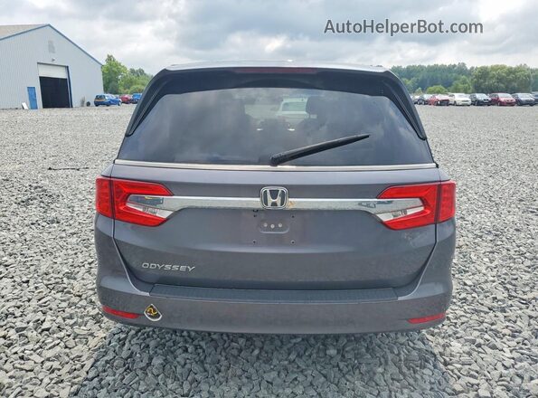 5FNRL6H20JB027404 2018 HONDA ODYSSEY Gray Rear view