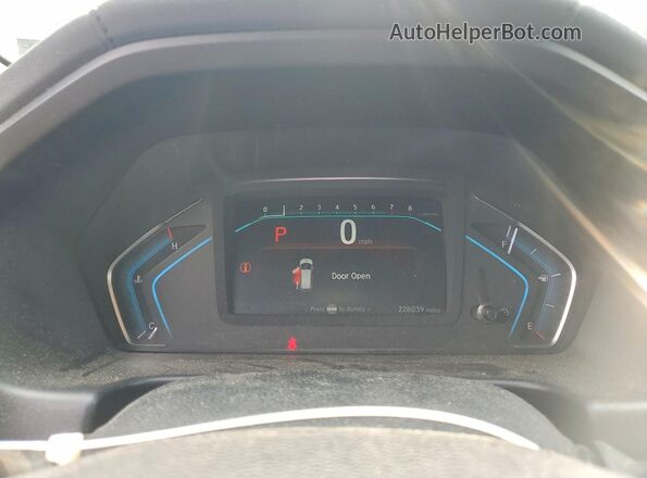 5FNRL6H20JB027404 2018 HONDA ODYSSEY Gray Instrument cluster view