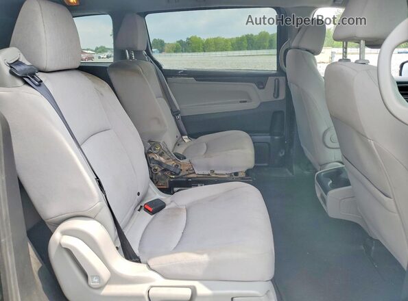 5FNRL6H20JB027404 2018 HONDA ODYSSEY Gray Rear interior view