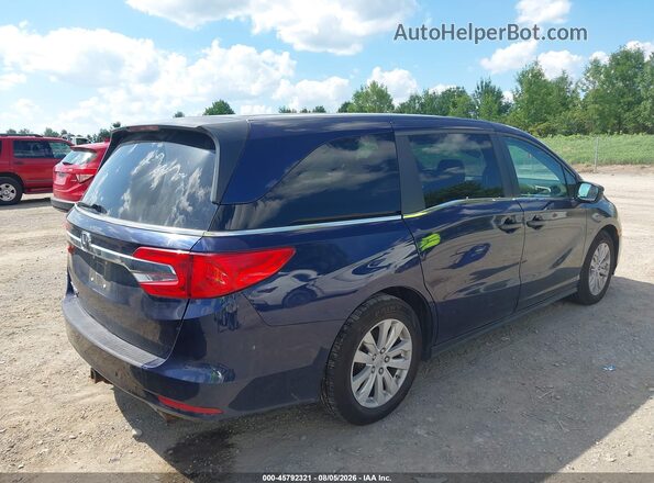 5FNRL6H20KB094845 2019 HONDA ODYSSEY Blue Задня права чверть