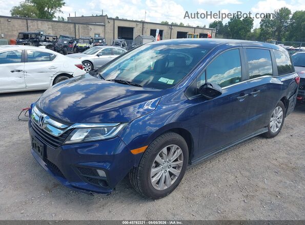 5FNRL6H20KB094845 2019 HONDA ODYSSEY Blue Передня ліва чверть