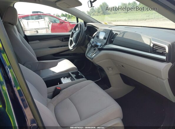 5FNRL6H20KB094845 2019 HONDA ODYSSEY Blue Вид салону спереду