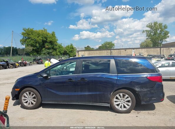 5FNRL6H20KB094845 2019 HONDA ODYSSEY Blue Панорамний вид салону 360°