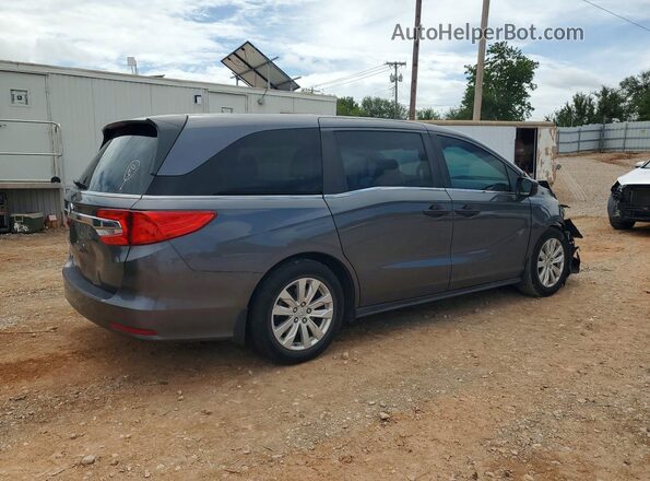 5FNRL6H21JB098711 2018 HONDA ODYSSEY Gray უკანა მარჯვენა