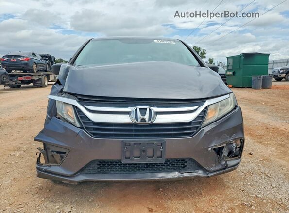 5FNRL6H21JB098711 2018 HONDA ODYSSEY Gray წინა ხედი