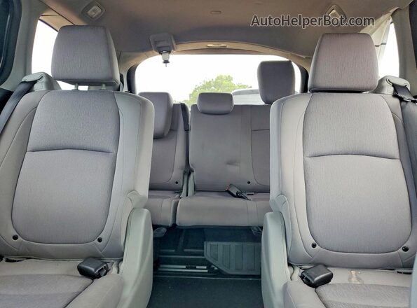 5FNRL6H21JB098711 2018 HONDA ODYSSEY Gray უკანა სავარძლების ხედი