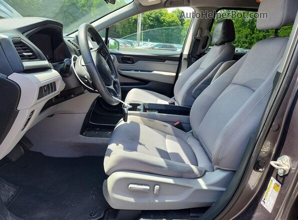 5FNRL6H21KB031527 2019 HONDA ODYSSEY Угольный Вид салона спереди