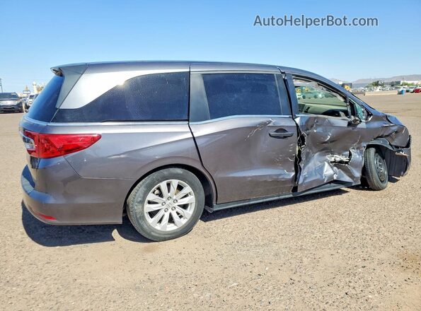 5FNRL6H21KB137847 2019 HONDA ODYSSEY Gray Trasero derecho