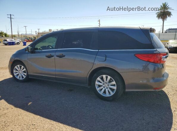 5FNRL6H21KB137847 2019 HONDA ODYSSEY Gray Trasero izquierdo