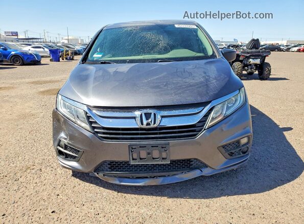 5FNRL6H21KB137847 2019 HONDA ODYSSEY Gray Vista frontal